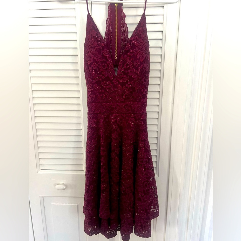 Cute juniors mini lace dress